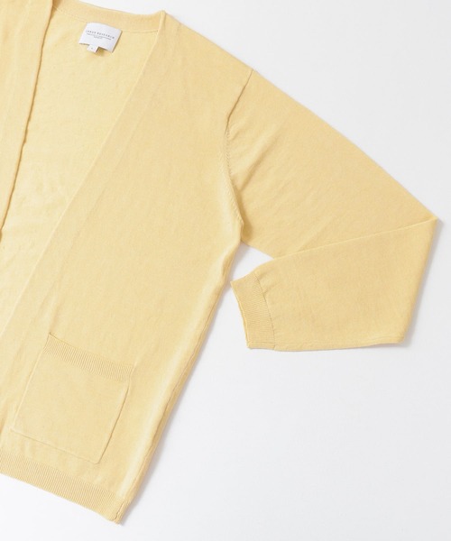 URBAN RESEARCH(アーバンリサーチ)の「WASHABLEリネンカーディガン(カーディガン/ボレロ・メンズ・ネイビー/イエロー/グレー系その他/ベージュ系その他・MEDIUM/LARGE)」の16枚目の写真