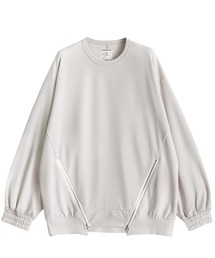 SHAREEF | GEORGETTE JQ ZIP-SLIT P/O(Tシャツ/カットソー)
