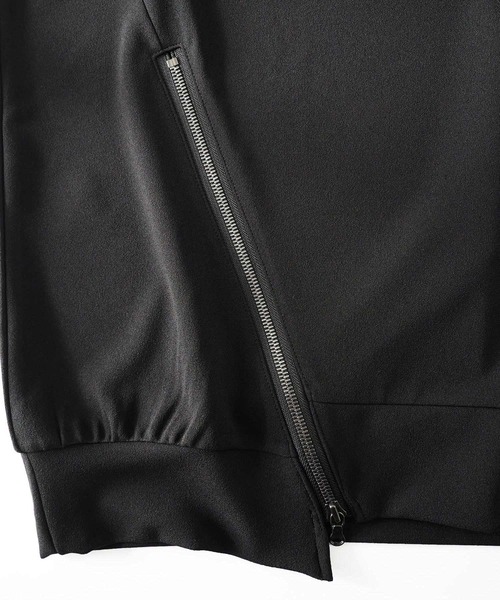 SHAREEF（シャリーフ）の「GEORGETTE JQ ZIP-SLIT P/O（Tシャツ/カットソー・メンズ・ホワイト系その他/ブラック/ネイビー/バーガンディー・1/2/3）」の7枚目の写真