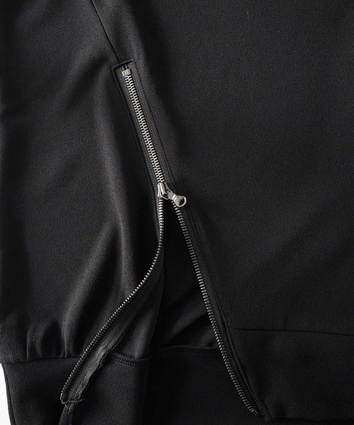 SHAREEF（シャリーフ）の「GEORGETTE JQ ZIP-SLIT P/O（Tシャツ/カットソー・メンズ・ホワイト系その他/ブラック/ネイビー/バーガンディー・1/2/3）」の8枚目の写真