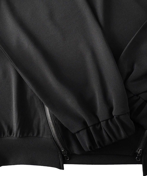 SHAREEF（シャリーフ）の「GEORGETTE JQ ZIP-SLIT P/O（Tシャツ/カットソー・メンズ・ホワイト系その他/ブラック/ネイビー/バーガンディー・1/2/3）」の9枚目の写真