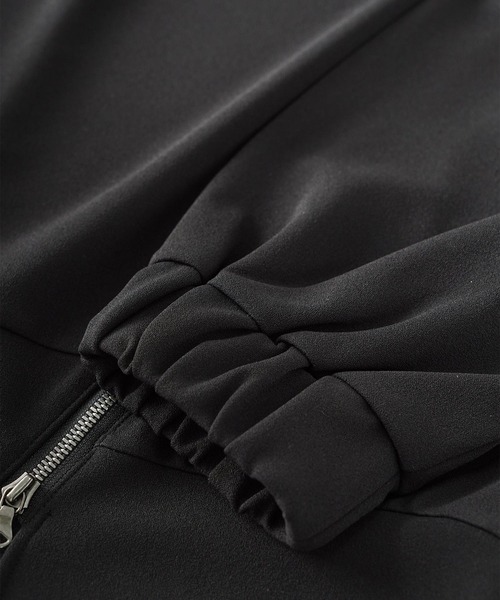 SHAREEF（シャリーフ）の「GEORGETTE JQ ZIP-SLIT P/O（Tシャツ/カットソー・メンズ・ホワイト系その他/ブラック/ネイビー/バーガンディー・1/2/3）」の10枚目の写真