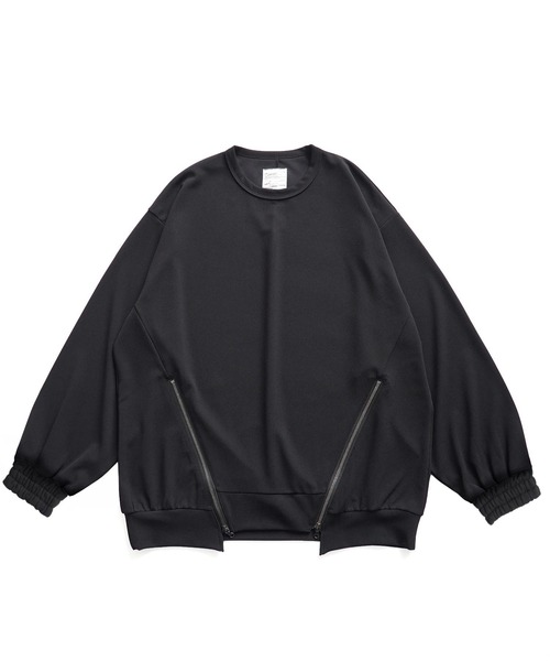 SHAREEF（シャリーフ）の「GEORGETTE JQ ZIP-SLIT P/O（Tシャツ/カットソー・メンズ・ホワイト系その他/ブラック/ネイビー/バーガンディー・1/2/3）」の11枚目の写真