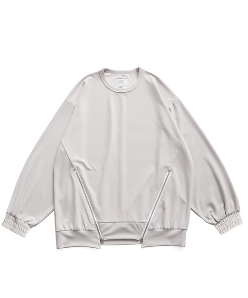 SHAREEF（シャリーフ）の「GEORGETTE JQ ZIP-SLIT P/O（Tシャツ/カットソー・メンズ・ホワイト系その他/ブラック/ネイビー/バーガンディー・1/2/3）」の15枚目の写真