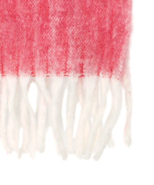 mystic（ミスティック）の「Levernis（マフラー・レディース・イエロー/ピンク/グレー・ﾌﾘ-）」の4枚目の写真