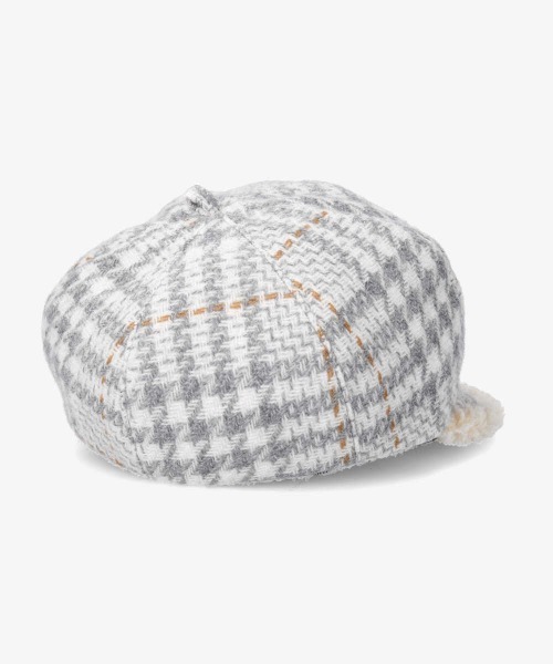 kaorinomori(カオリノモリ)の「カオリノモリ プレーアキャスケット(キャスケット・レディース・ブラウン/グレー・M/57.5cm)」の5枚目の写真