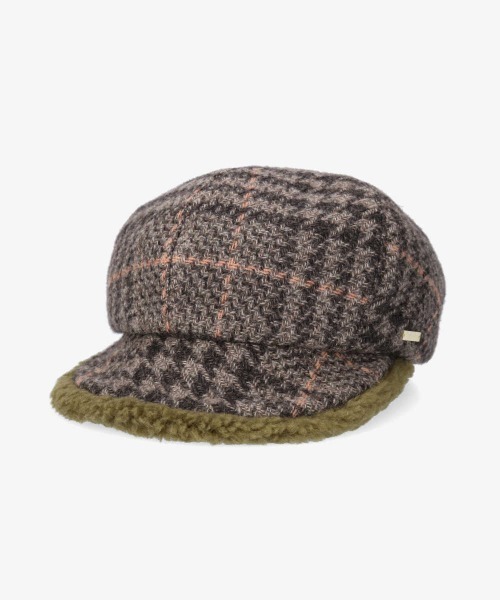 kaorinomori(カオリノモリ)の「カオリノモリ プレーアキャスケット(キャスケット・レディース・ブラウン/グレー・M/57.5cm)」の11枚目の写真