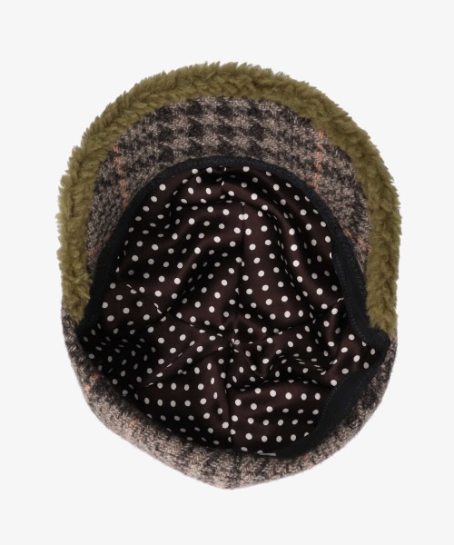 kaorinomori(カオリノモリ)の「カオリノモリ プレーアキャスケット(キャスケット・レディース・ブラウン/グレー・M/57.5cm)」の15枚目の写真