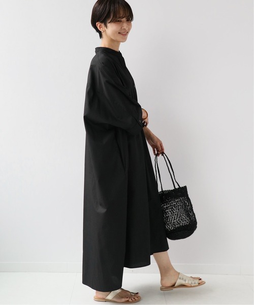 JOURNAL STANDARD relume（ジャーナルスタンダード　レリューム）の「コットンポンチョシャツワンピース◆（シャツワンピース・レディース・カーキ/ブラック・FREE）」の14枚目の写真