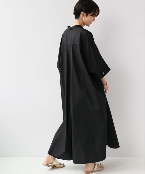 JOURNAL STANDARD relume（ジャーナルスタンダード　レリューム）の「コットンポンチョシャツワンピース◆（シャツワンピース・レディース・カーキ/ブラック・FREE）」の22枚目の写真