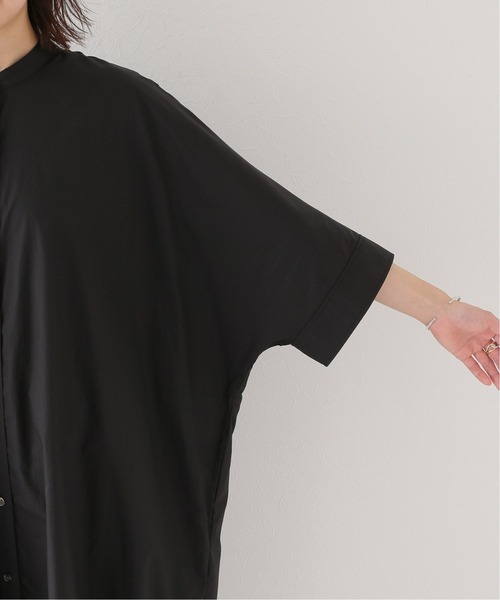 JOURNAL STANDARD relume（ジャーナルスタンダード　レリューム）の「コットンポンチョシャツワンピース◆（シャツワンピース・レディース・カーキ/ブラック・FREE）」の20枚目の写真