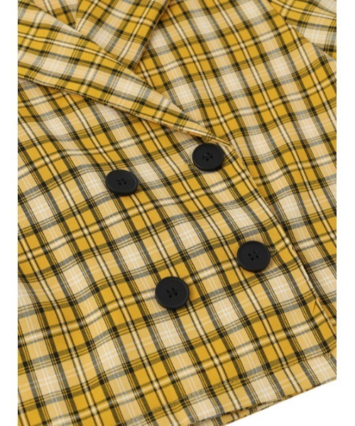 AMAIL（アマイル）の「Candy check シャツジャケット（テーラード