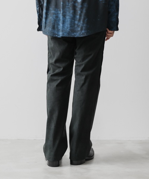 KAZUYUKI KUMAGAI ATTACHMENT（カズユキクマガイアタッチメント）の「ARTIFICAL SUEDE SIDE LINE EASY PANTS（その他パンツ・メンズ・ブラック/ベージュ・2/1）」の16枚目の写真