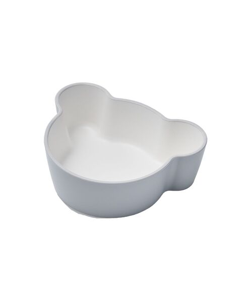 I.D.E.A international(イデアインターナショナル)の「KIDS DISH ボウル ベア SS(食器・レディース・グレー/ネイビー/オレンジ/イエロー・フリ-)」の1枚目の写真