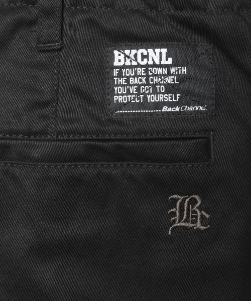Back Channel（バックチャンネル）の「WIDE CHINO PANTS（チノパンツ・メンズ・ブラック/ベージュ系その他/オリーブドラブ・LARGE/X-LARGE/MEDIUM）」の6枚目の写真