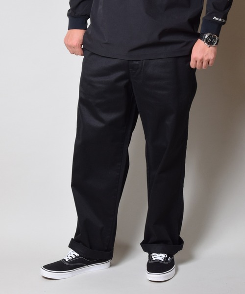 Back Channel（バックチャンネル）の「WIDE CHINO PANTS（チノパンツ・メンズ・ブラック/ベージュ系その他/オリーブドラブ・LARGE/X-LARGE/MEDIUM）」の7枚目の写真