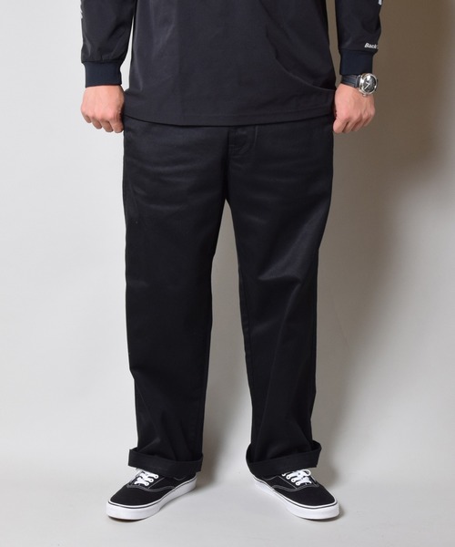 Back Channel（バックチャンネル）の「WIDE CHINO PANTS（チノパンツ・メンズ・ブラック/ベージュ系その他/オリーブドラブ・LARGE/X-LARGE/MEDIUM）」の8枚目の写真