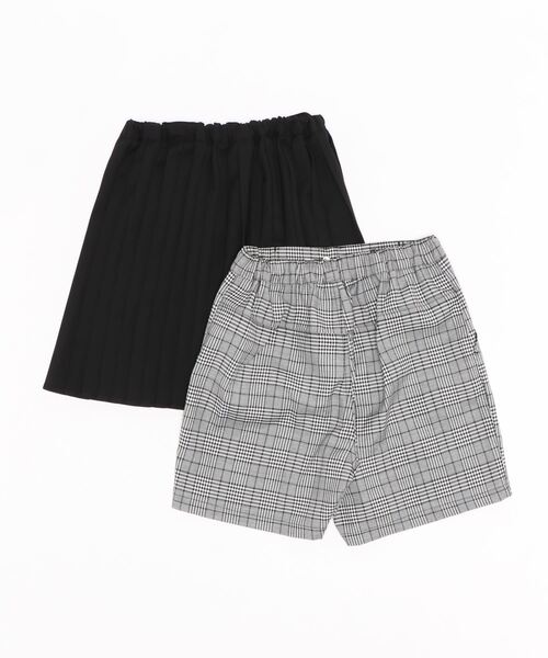 黒 プリーツ付きショートパンツ 7_000000022161.jpg?1687930660