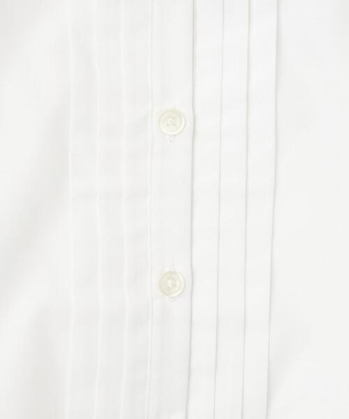 green label relaxing（グリーンレーベルリラクシング）の「リボンタック 丸襟 ブラウス（シャツ/ブラウス・キッズ・ホワイト・120cm/130cm/110cm）」の6枚目の写真