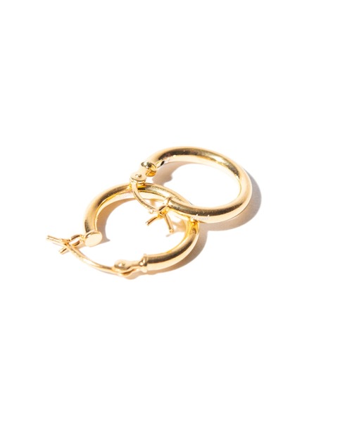 glamb（グラム）の「Hoop Pierce (12mm) / フープピアス (12mm)（ピアス（両耳用）・メンズ・シルバー/ゴールド・FREE）」の2枚目の写真