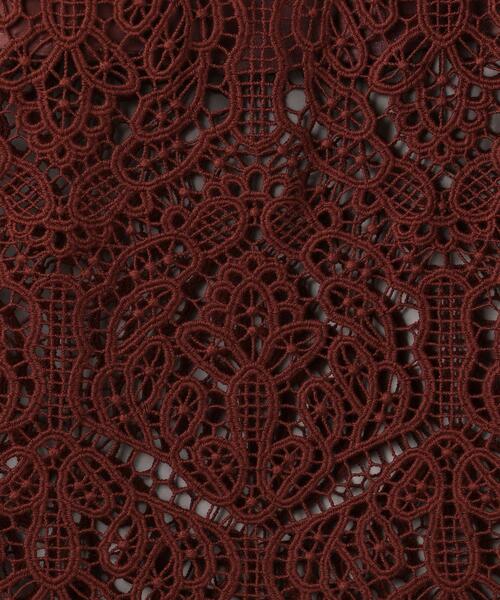 BEAUTY&YOUTH UNITED ARROWS（ビューティーアンドユースユナイテッドアローズ）の「BY クロシェレース サイドスリットスカート（スカート・レディース・ブラック/ダークブラウン・FREE）」の14枚目の写真