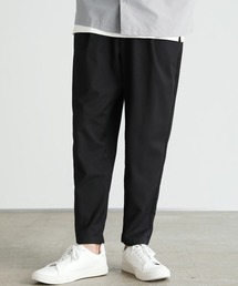 TR ワンタック ワイド テーパード スラックス