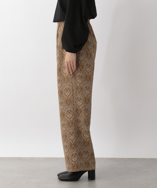 LOWRYS FARM（ローリーズファーム）の「ダマスクイージーパンツ　228655（その他パンツ・レディース・ダークブラウン/ベージュ・FREE）」の3枚目の写真