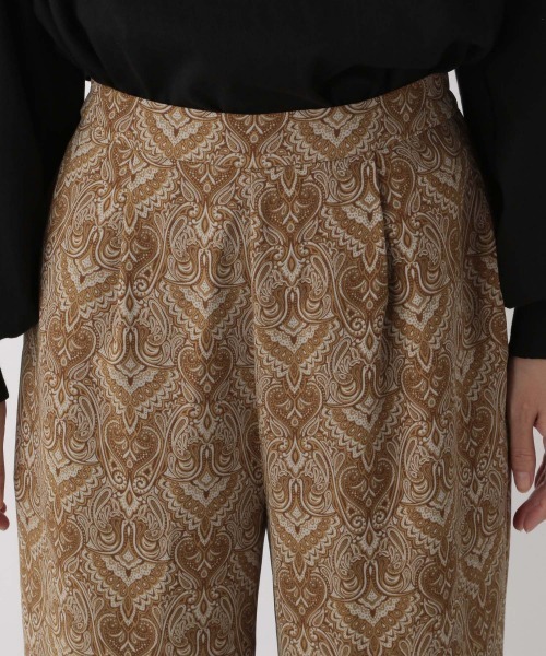 LOWRYS FARM（ローリーズファーム）の「ダマスクイージーパンツ　228655（その他パンツ・レディース・ダークブラウン/ベージュ・FREE）」の5枚目の写真