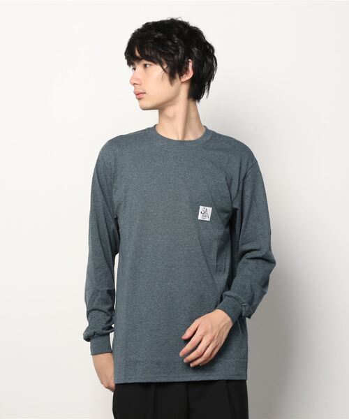 BIAS（バイアス）の「【BIAS】スカルドットプリントカラーTee＆ロンTセット（Tシャツ/カットソー・メンズ・ピンク/ライトグリーン/サックスブルー/ブルー/イエロー/ベージュ・SMALL/LARGE/MEDIUM）」の9枚目の写真