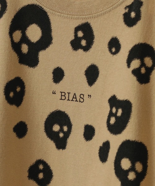 BIAS（バイアス）の「【BIAS】スカルドットプリントカラーTee＆ロンTセット（Tシャツ/カットソー・メンズ・ピンク/ライトグリーン/サックスブルー/ブルー/イエロー/ベージュ・SMALL/LARGE/MEDIUM）」の12枚目の写真