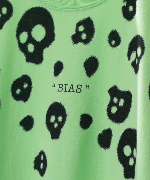 BIAS（バイアス）の「【BIAS】スカルドットプリントカラーTee＆ロンTセット（Tシャツ/カットソー・メンズ・ピンク/ライトグリーン/サックスブルー/ブルー/イエロー/ベージュ・SMALL/LARGE/MEDIUM）」の14枚目の写真