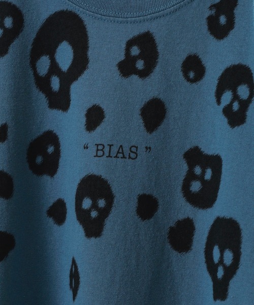 BIAS（バイアス）の「【BIAS】スカルドットプリントカラーTee＆ロンTセット（Tシャツ/カットソー・メンズ・ピンク/ライトグリーン/サックスブルー/ブルー/イエロー/ベージュ・SMALL/LARGE/MEDIUM）」の18枚目の写真