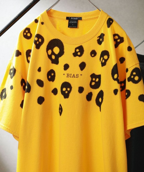 BIAS（バイアス）の「【BIAS】スカルドットプリントカラーTee＆ロンTセット（Tシャツ/カットソー・メンズ・ピンク/ライトグリーン/サックスブルー/ブルー/イエロー/ベージュ・SMALL/LARGE/MEDIUM）」の19枚目の写真