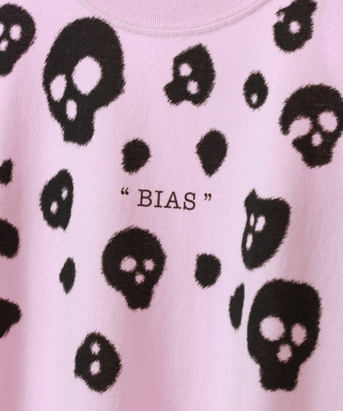 BIAS（バイアス）の「【BIAS】スカルドットプリントカラーTee＆ロンTセット（Tシャツ/カットソー・メンズ・ピンク/ライトグリーン/サックスブルー/ブルー/イエロー/ベージュ・SMALL/LARGE/MEDIUM）」の22枚目の写真