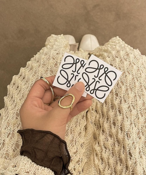 yu-ka（ユーカ）の「YU-KA : オーバルウェーブラウンドリング (シルバー925プレイテッド)（リング・レディース・ゴールド/シルバー・FREE）」の11枚目の写真