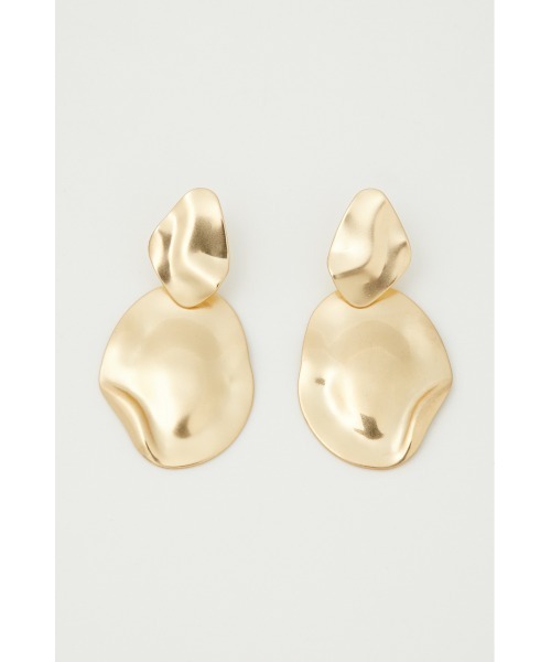 rienda（リエンダ）の「ビッグニュアンスピアス（ピアス（両耳用）・レディース・ゴールド・SMALL）」の3枚目の写真