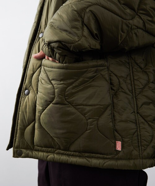 HINSON(ヒンソン)の「HINSON/ヒンソン キルトコーチジャケット/HINSON/ヒンソン(ブルゾン・メンズ・ブラック/モスグリーン・MEDIUM/LARGE)」の21枚目の写真