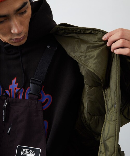 HINSON(ヒンソン)の「HINSON/ヒンソン キルトコーチジャケット/HINSON/ヒンソン(ブルゾン・メンズ・ブラック/モスグリーン・MEDIUM/LARGE)」の10枚目の写真