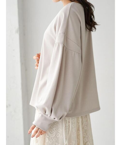 earth music&ecology（アースミュージックアンドエコロジー）の「ボリュームスリーブプルオーバー　＊（Tシャツ/カットソー・レディース・ネイビー/グリーン/ホワイト系その他2・FREE）」の20枚目の写真