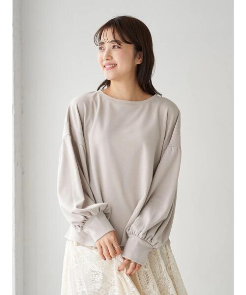 earth music&ecology（アースミュージックアンドエコロジー）の「ボリュームスリーブプルオーバー　＊（Tシャツ/カットソー・レディース・ネイビー/グリーン/ホワイト系その他2・FREE）」の22枚目の写真