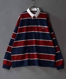 SITRY | Big silhouette Rugby shirt / ビッグシルエット マルチボーダー ラガーシャツ(ポロシャツ)