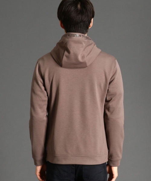 HIDEAWAYS NICOLE（ハイダウェイニコル）の「裏起毛ダンボールニットパーカ（パーカー・メンズ・オフホワイト/ブラック/杢グレー/モカ/ネイビー/オレンジ・MEDIUM/LARGE/X-LARGE）」の7枚目の写真