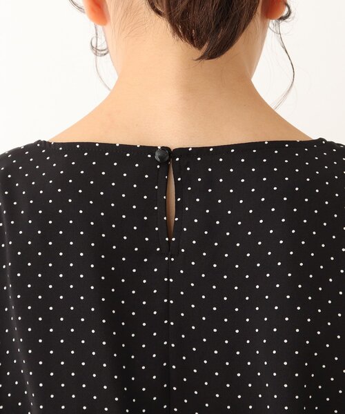 SHOO・LA・RUE（シューラルー）の「【S-3L】フロントタックワンピース（ワンピース・レディース・ブラック/ブラック系5・01/02/03/04/05）」の7枚目の写真