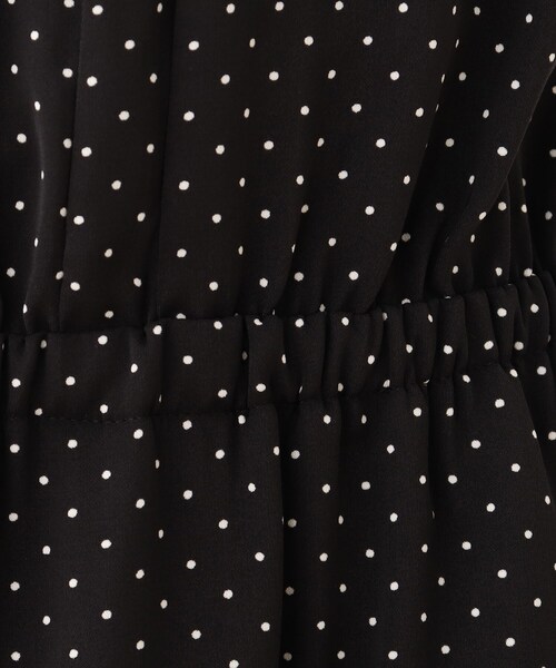 SHOO・LA・RUE（シューラルー）の「【S-3L】フロントタックワンピース（ワンピース・レディース・ブラック/ブラック系5・01/02/03/04/05）」の10枚目の写真