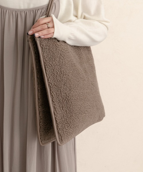 RODE SKO（ロデスコ）の「3ポケットファブリックトートバッグ（トートバッグ・レディース・ブラウン/ブルー/アニマル・ONE）」の20枚目の写真