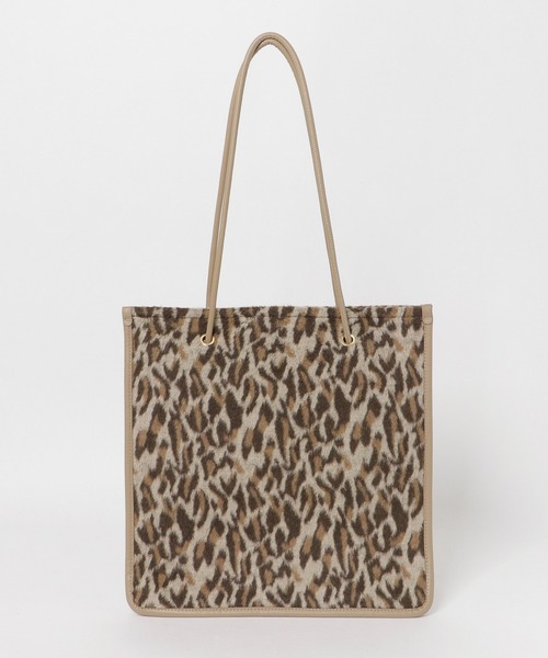 RODE SKO（ロデスコ）の「3ポケットファブリックトートバッグ（トートバッグ・レディース・ブラウン/ブルー/アニマル・ONE）」の16枚目の写真