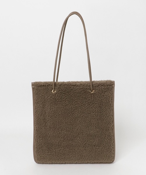 RODE SKO（ロデスコ）の「3ポケットファブリックトートバッグ（トートバッグ・レディース・ブラウン/ブルー/アニマル・ONE）」の6枚目の写真