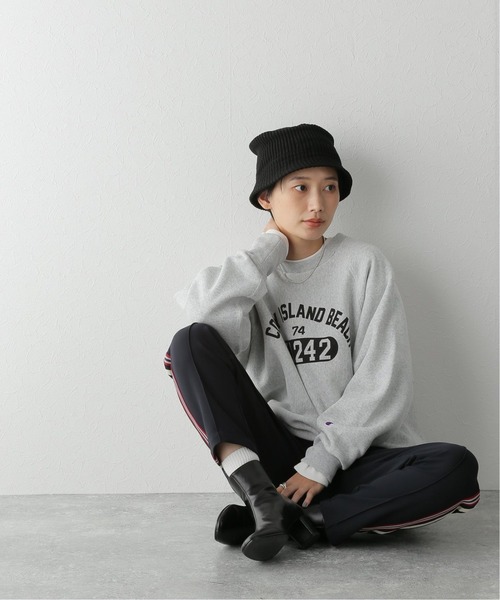 CLIPPER CASUALS（クリッパーカジュアル）の「【CLIPPER CASUALS/クリッパーカジュアル】ニットバゲットハット（ハット・レディース・ブラック/ベージュ/カーキ・FREE）」の16枚目の写真