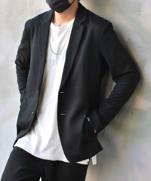 roarguns(ロアーガンズ)の「STRETCH DOUBLE JERSEY JACKET(テーラードジャケット・メンズ・ブラック系その他・3)」の16枚目の写真