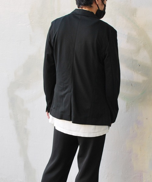 roarguns(ロアーガンズ)の「STRETCH DOUBLE JERSEY JACKET(テーラードジャケット・メンズ・ブラック系その他・3)」の5枚目の写真